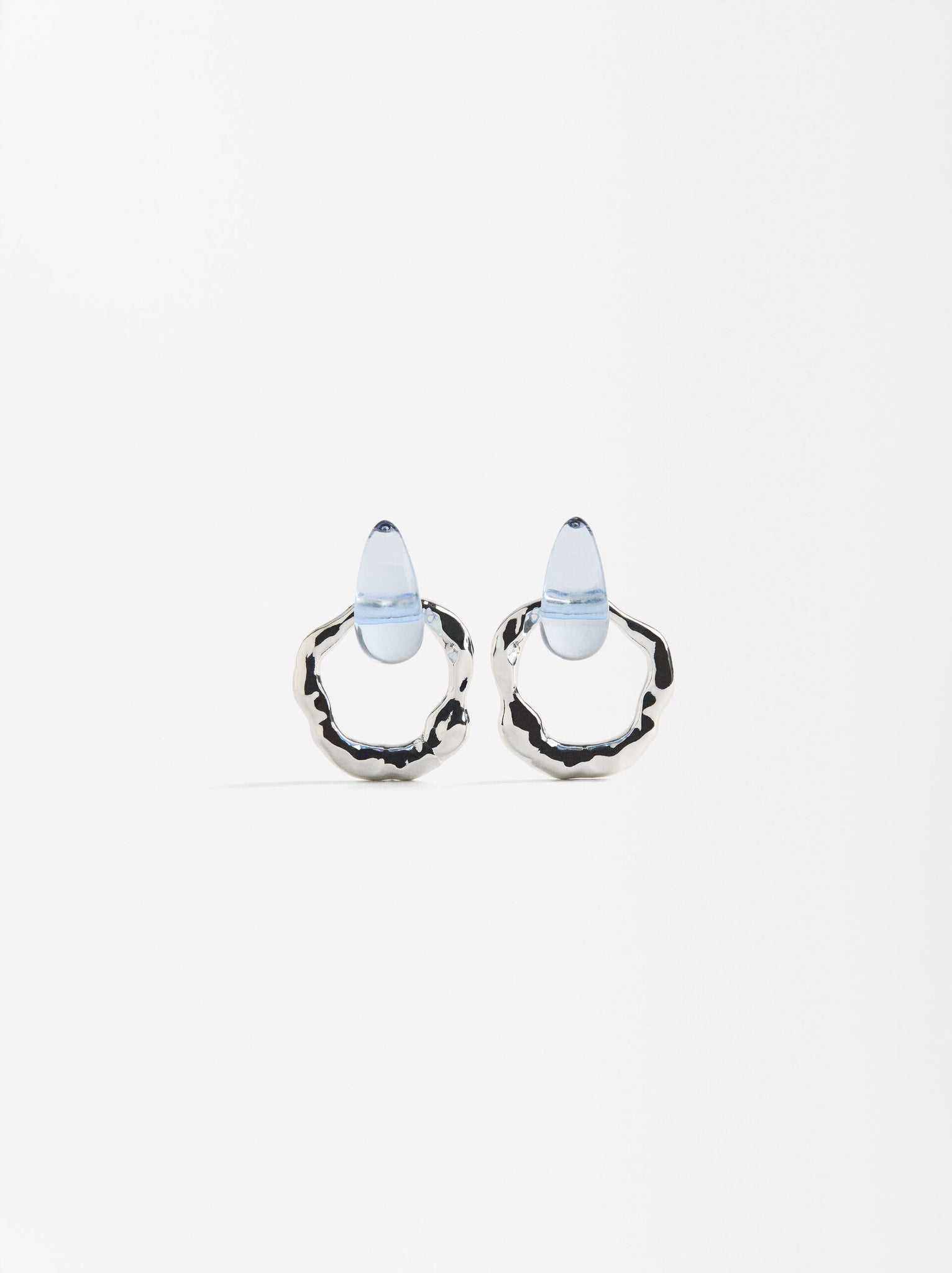 Pendientes maxi con resina