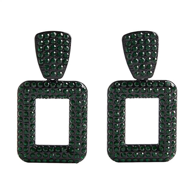 Pendientes cuadrados de cristales
