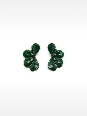 Pendientes de flor esmaltados