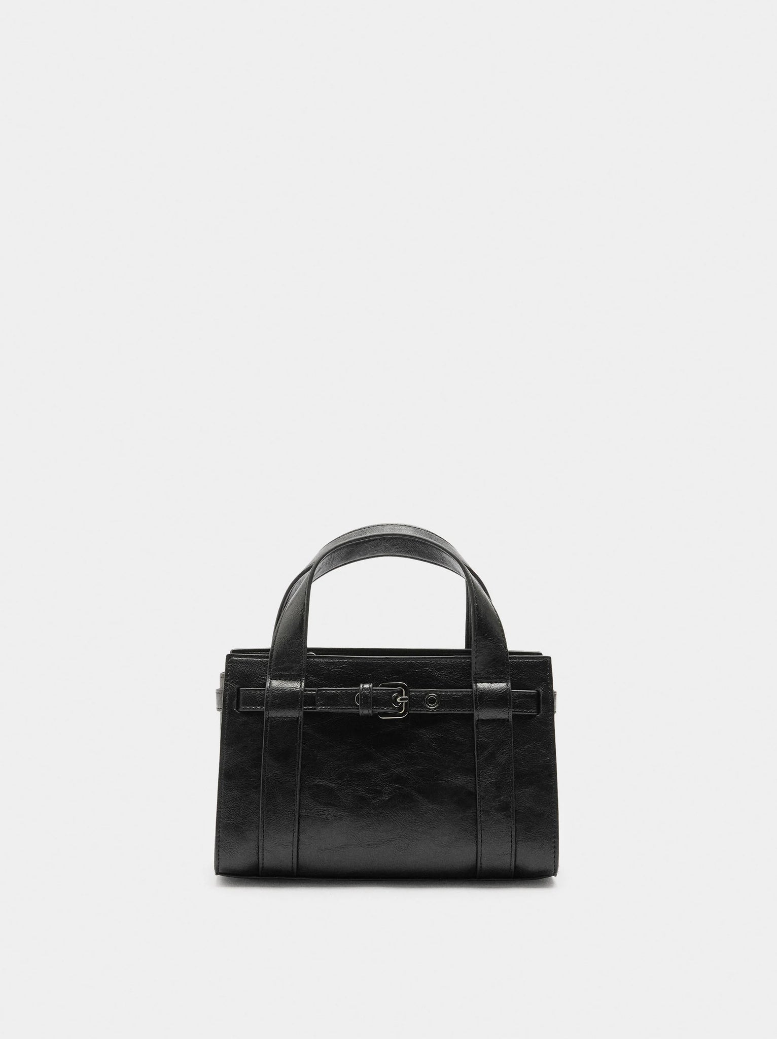 Bolso tote con hebilla