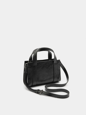 Bolso tote con hebilla