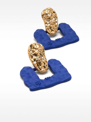 Pendientes con efecto mate