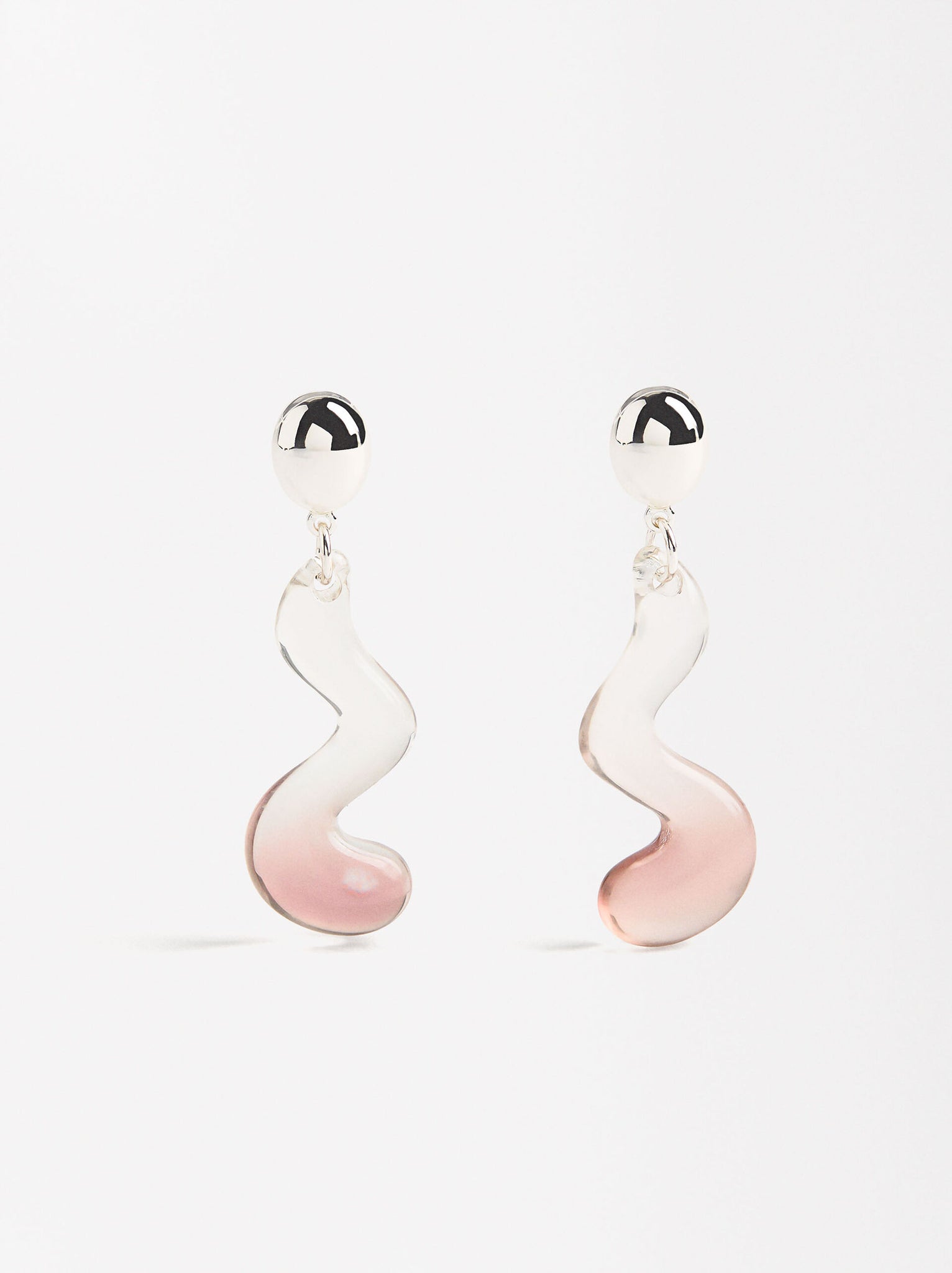 Pendientes de onda bicolor
