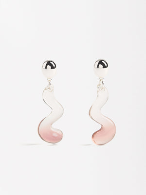 Pendientes de onda bicolor