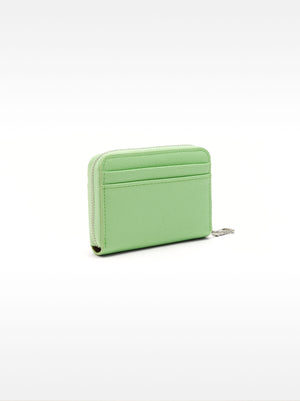 Cartera con textura y cierre de cremallera XS