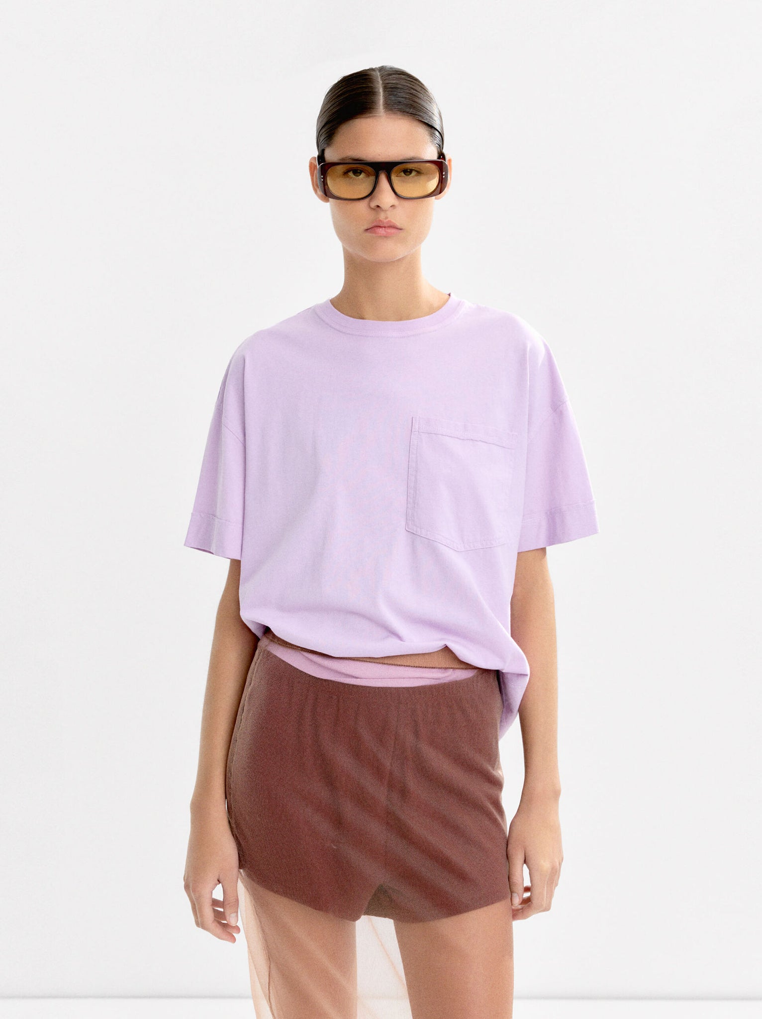 Camiseta algodón con bolsillo