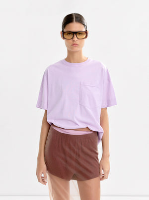 Camiseta algodón con bolsillo