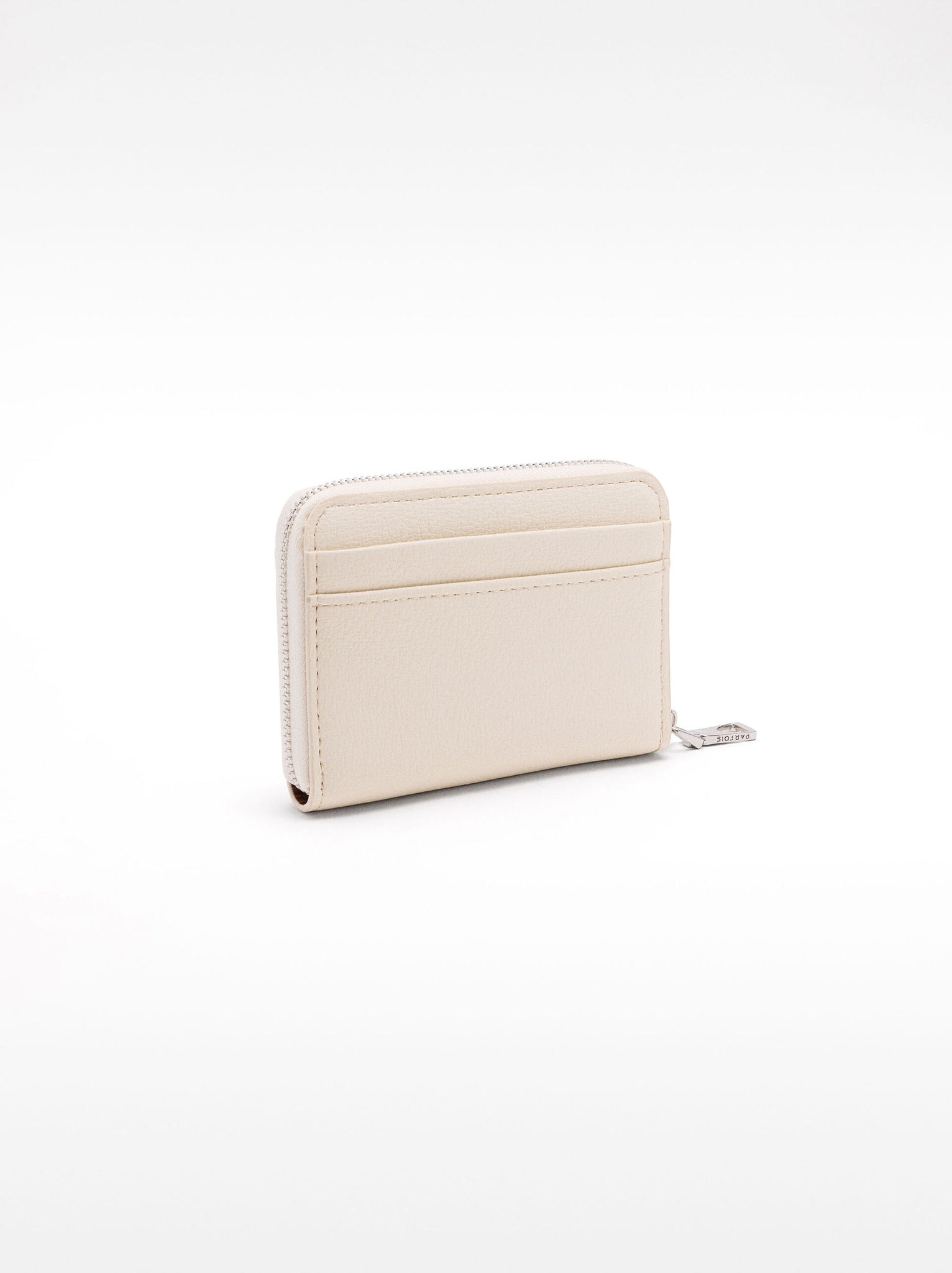 Cartera con textura y cierre de cremallera XS