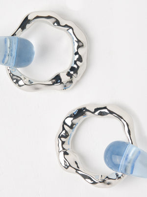 Pendientes maxi con resina
