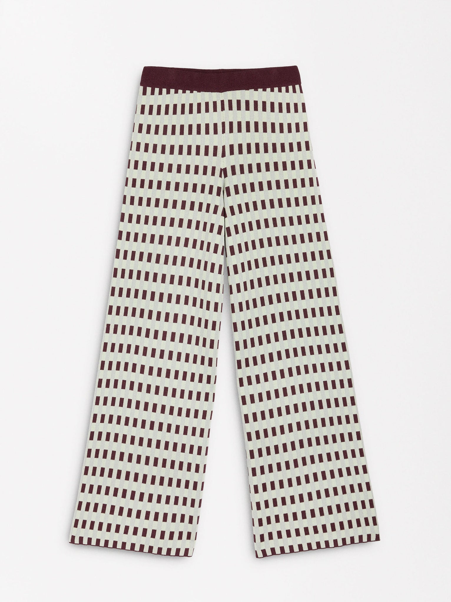 Pantalón de punto Jacquard